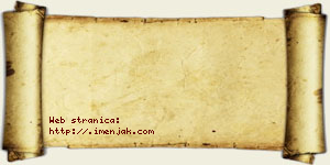 Tina Dujin vizit kartica